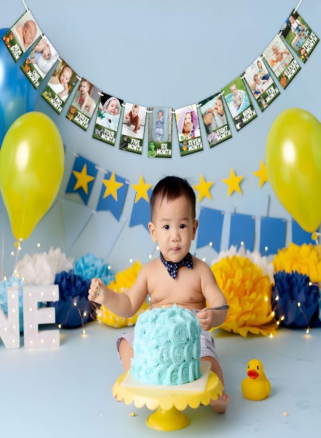 ووبوكس لافتة صور بتصميم الغابة من WIBBOX، مناسبة لأعياد الميلاد الأولى، لون أخضر، متوسطة الحجم، مستطيلة الشكل، تُعلق على الحائط، قابلة لإعادة الاستخدام - Image 5